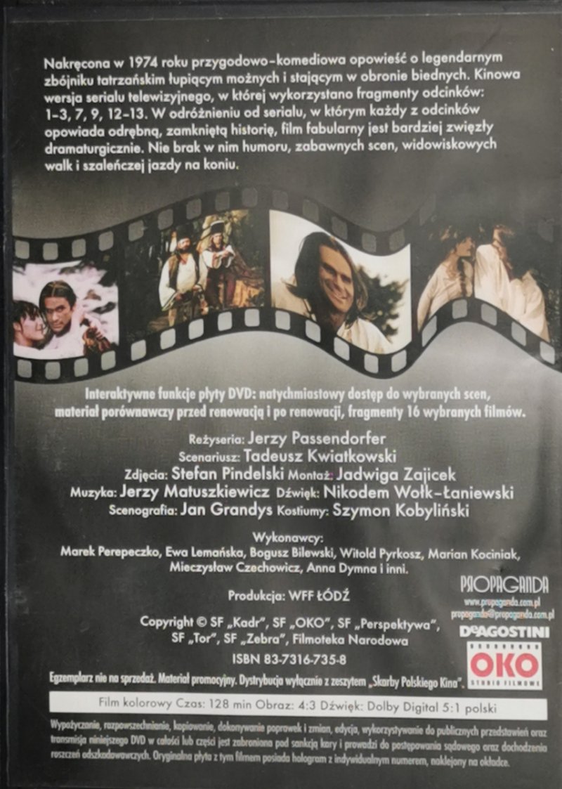 DVD. SKARBY POLSKIEGO KINA. JANOSIK
