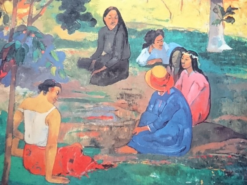 PAUL GAUGUIN. THE GOSSIPERS