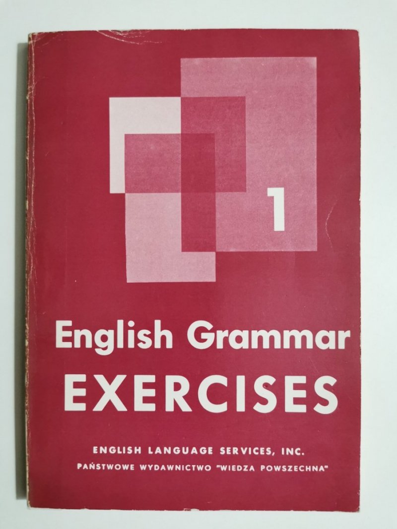 ENGLISH GRAMMAR EXERCISES BOOK ONE 1973