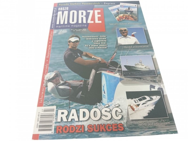 NASZE MORZE. MARITIME MAGAZINE 7-2008