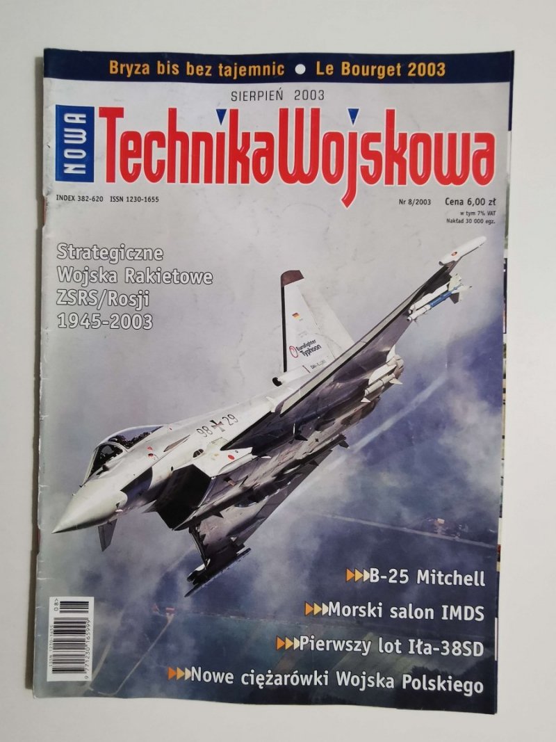 NOWA TECHNIKA WOJSKOWA NR 8/2003