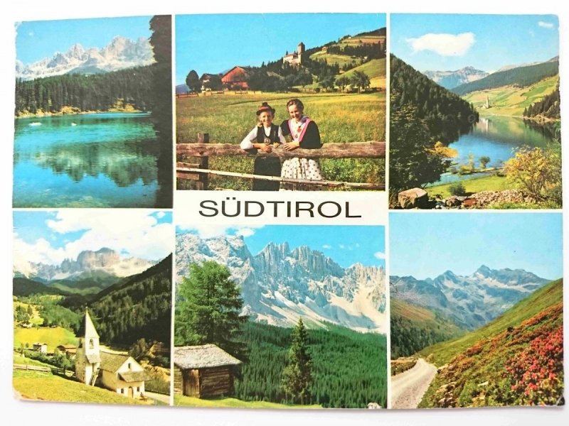 SUDTIROL. KARERSEE MIT ROSENGARTEN