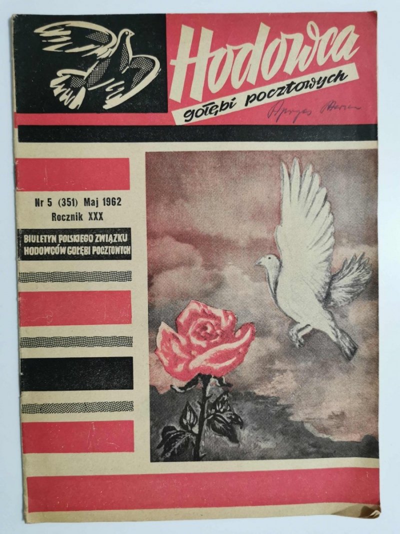 HODOWCA GOŁĘBI POCZTOWYCH NR 5 1962