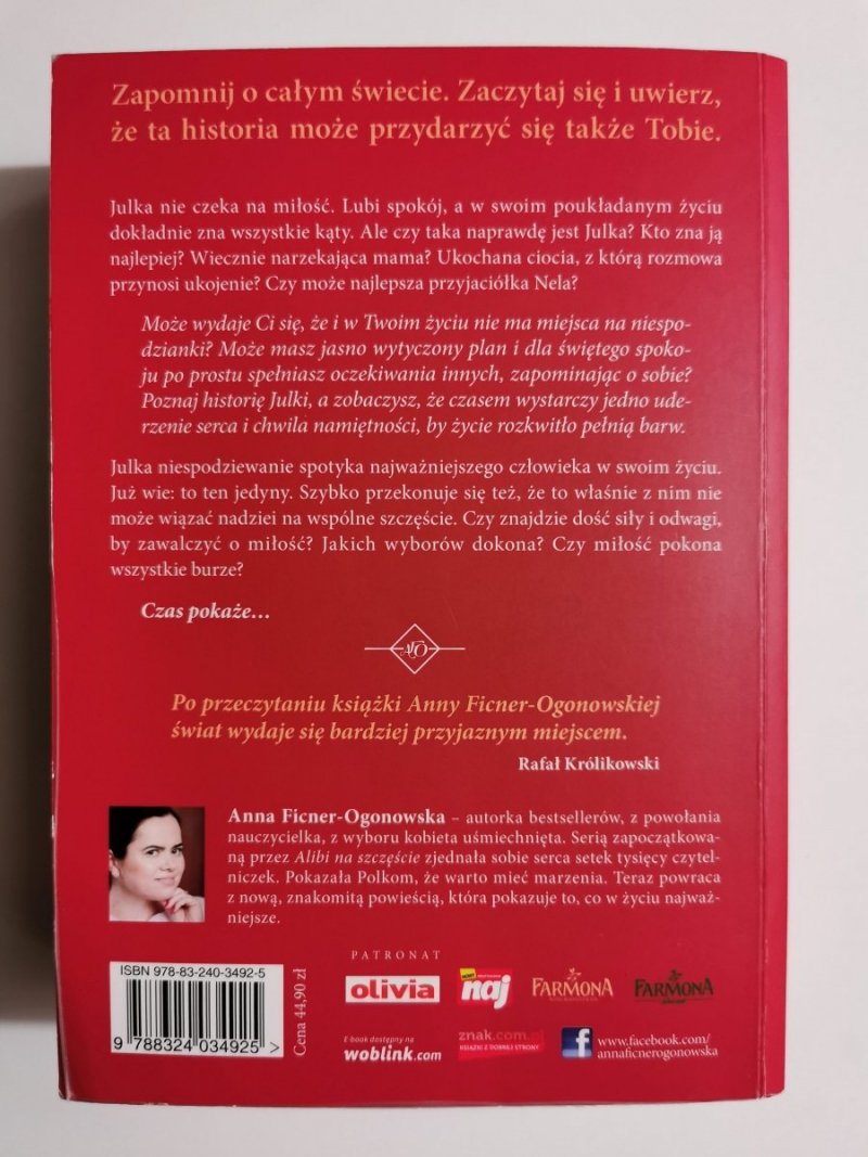 CZAS POKAŻE - Anna Ficner-Ogonowska 