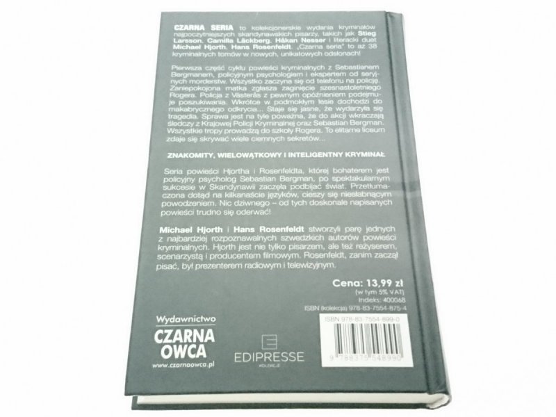 CIEMNE SEKRETY CZĘŚĆ 1 - Michael Hjorth 2014