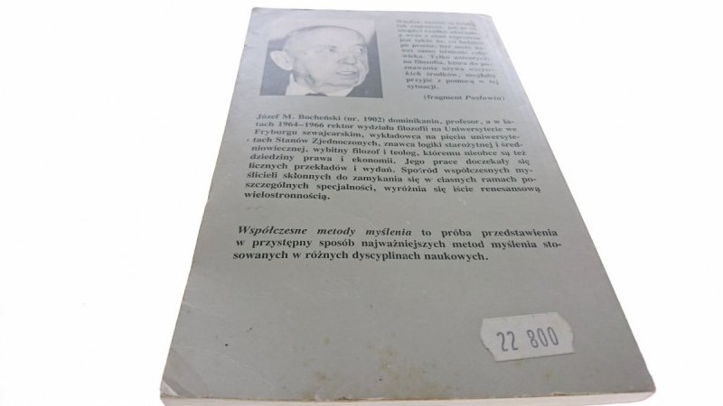 WSPÓŁCZESNE METODY MYŚLENIA - Bocheński 1992