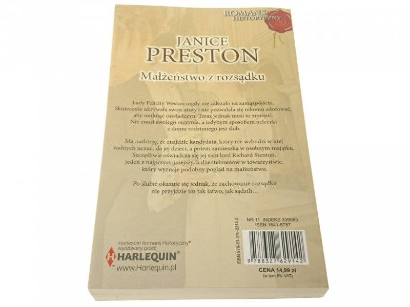MAŁŻEŃSTWO Z ROZSĄDKU - Janica Preston 2017