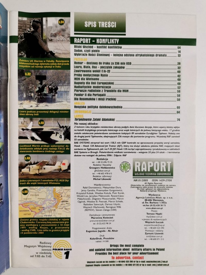 RAPORT 01 2005