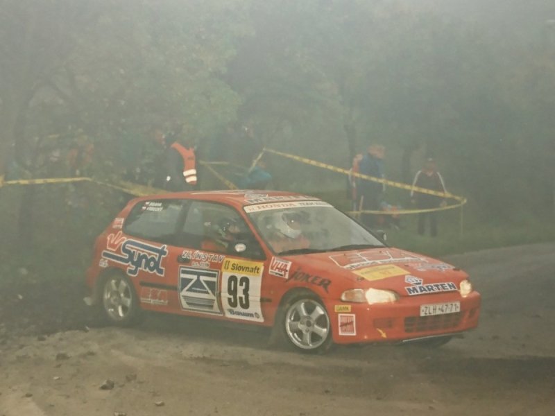 RAJD WRC 2005 ZDJĘCIE NUMER #214 HONDA CIVIC