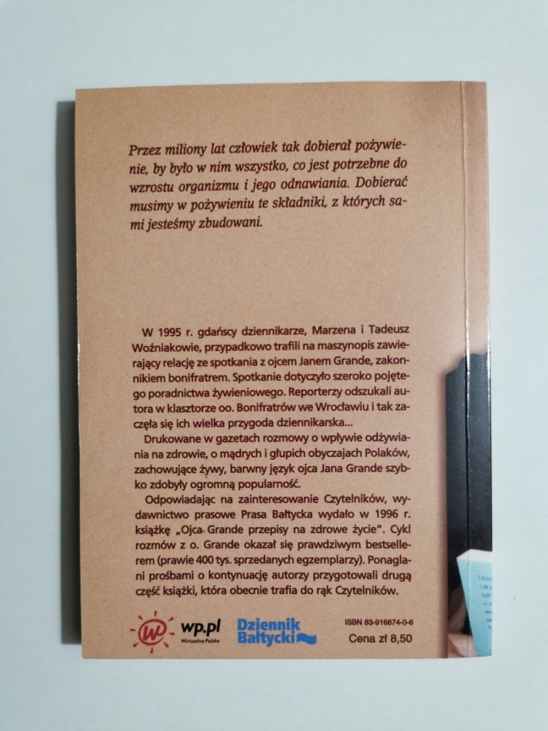 OJCA GRANDE PRZEPISY NA ZDROWE ŻYCIE CZĘŚĆ 2 2002