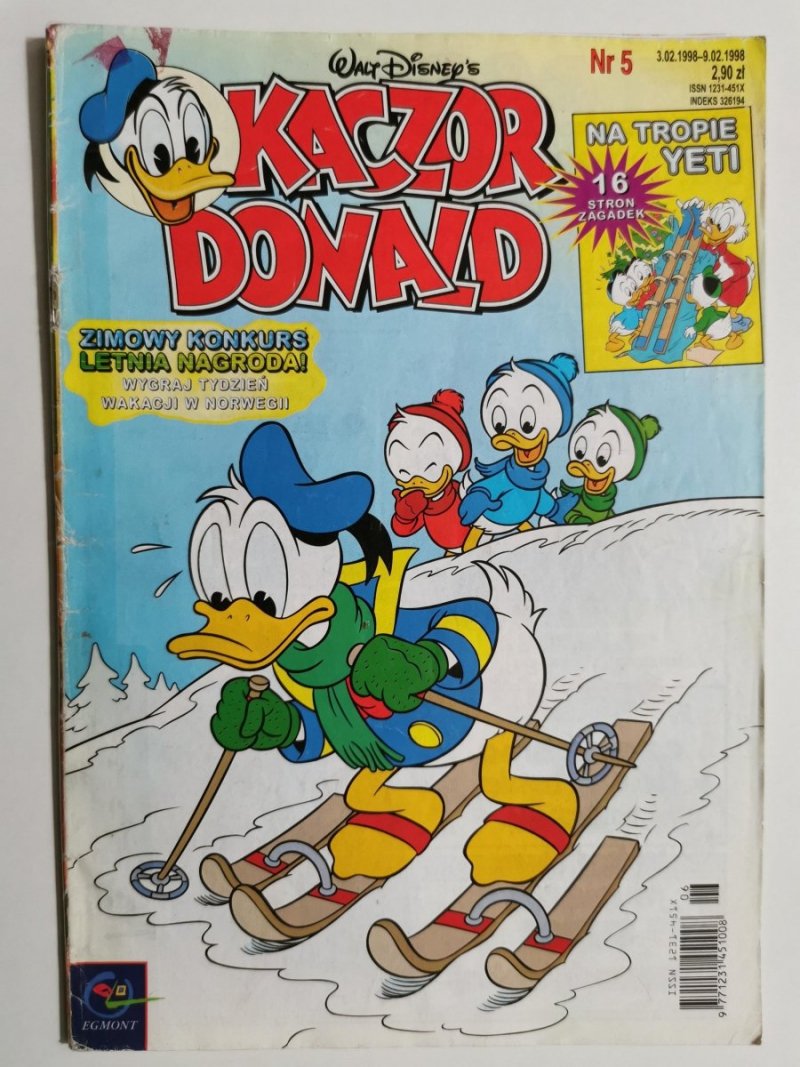 KACZOR DONALD nr 5 – 3.02.1998 – 9.02.1998
