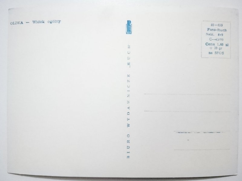 GDAŃSK. OLIWA - WIDOK OGÓLNY