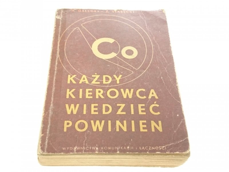 CO KAŻDY KIEROWCA WIEDZIEĆ POWINIEN - Gałecki 1964