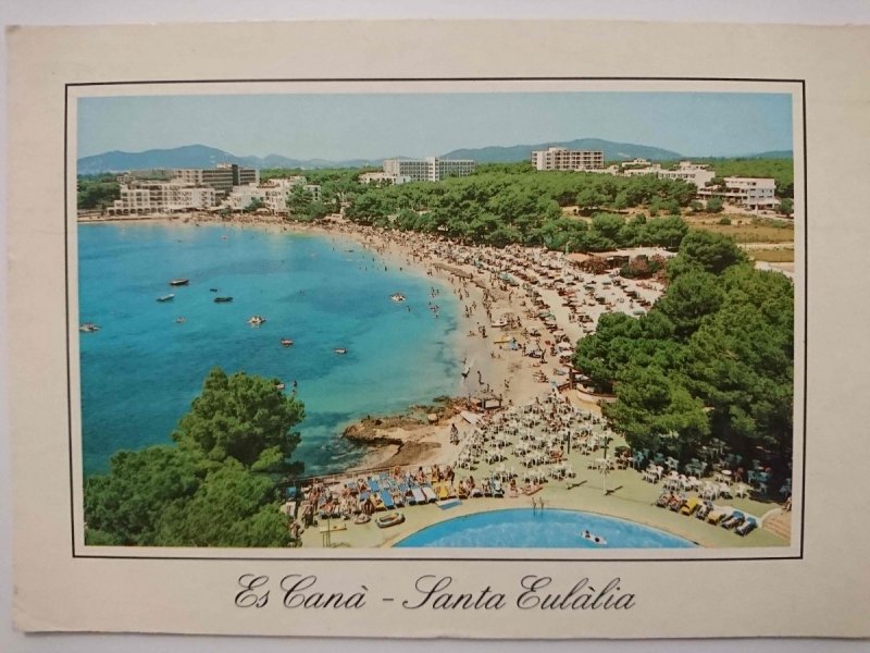 SANTA EULALIA (IBIZA) ESPAŃA. PLAYA ES CANA