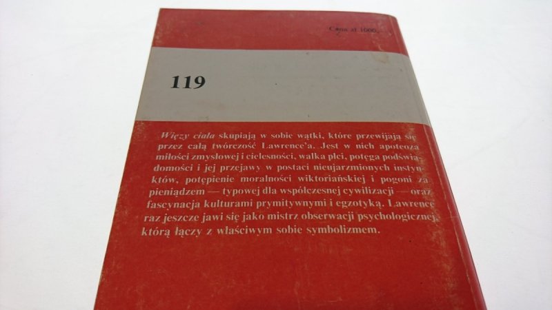 WIĘZY CIAŁA - David Herbert Lawrence 1989