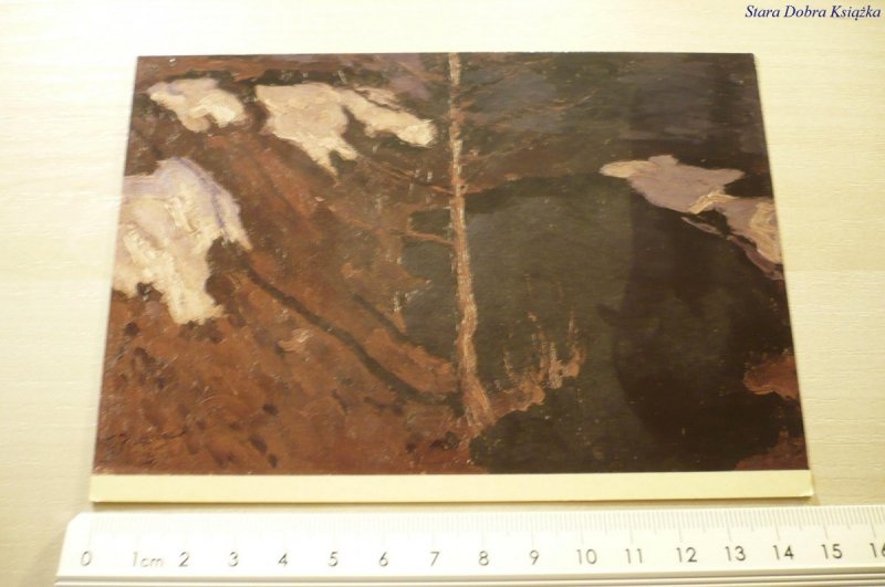 FERDYNAND RUSZCZYC. KRAJOBRAZ WIOSENNY, 1900