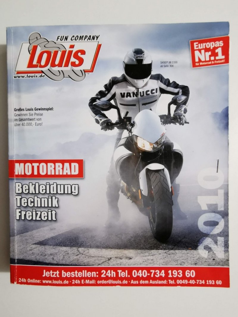 Katalog artykułów motocyklowych Louis 2010