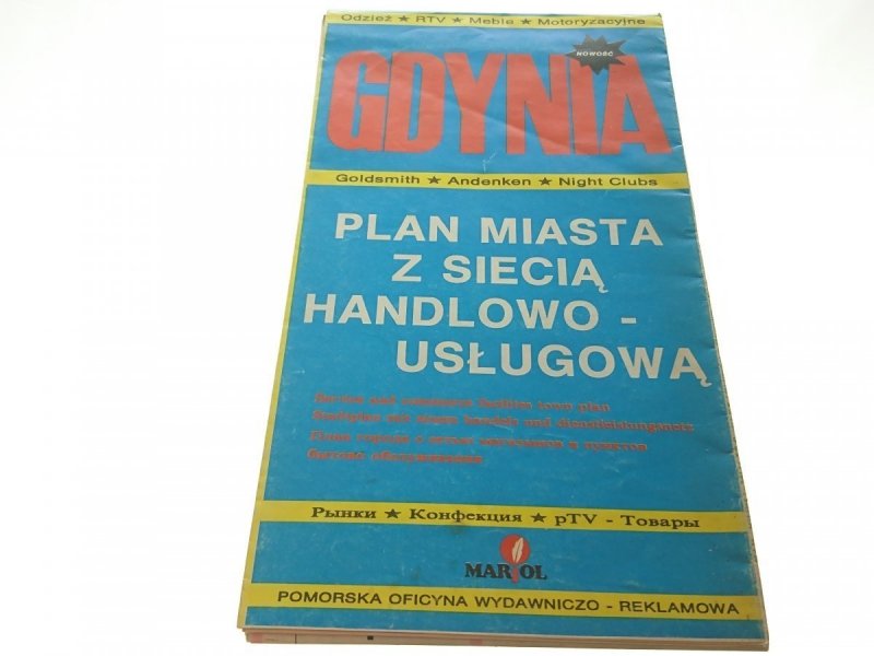 GDYNIA. PLAN MIASTA Z SIECIĄ HANDLOWO-USŁUGOWĄ