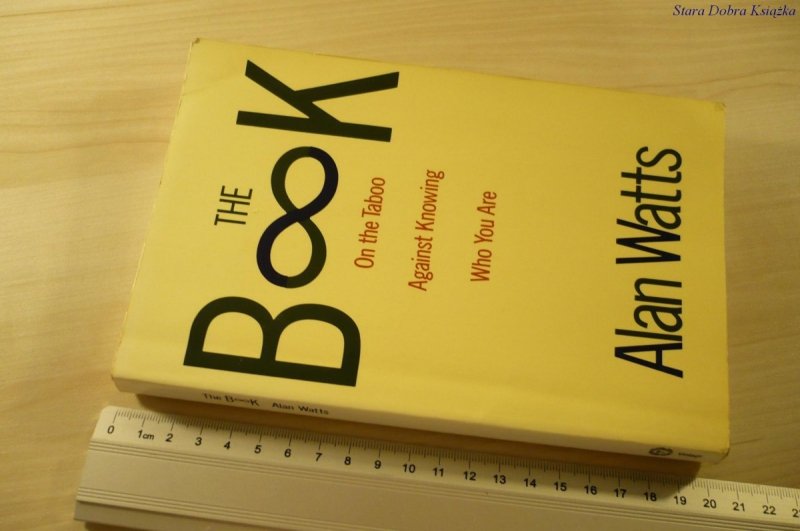 THE BOOK ON THE TABOO AGAINST KNOWING - Watts 1966