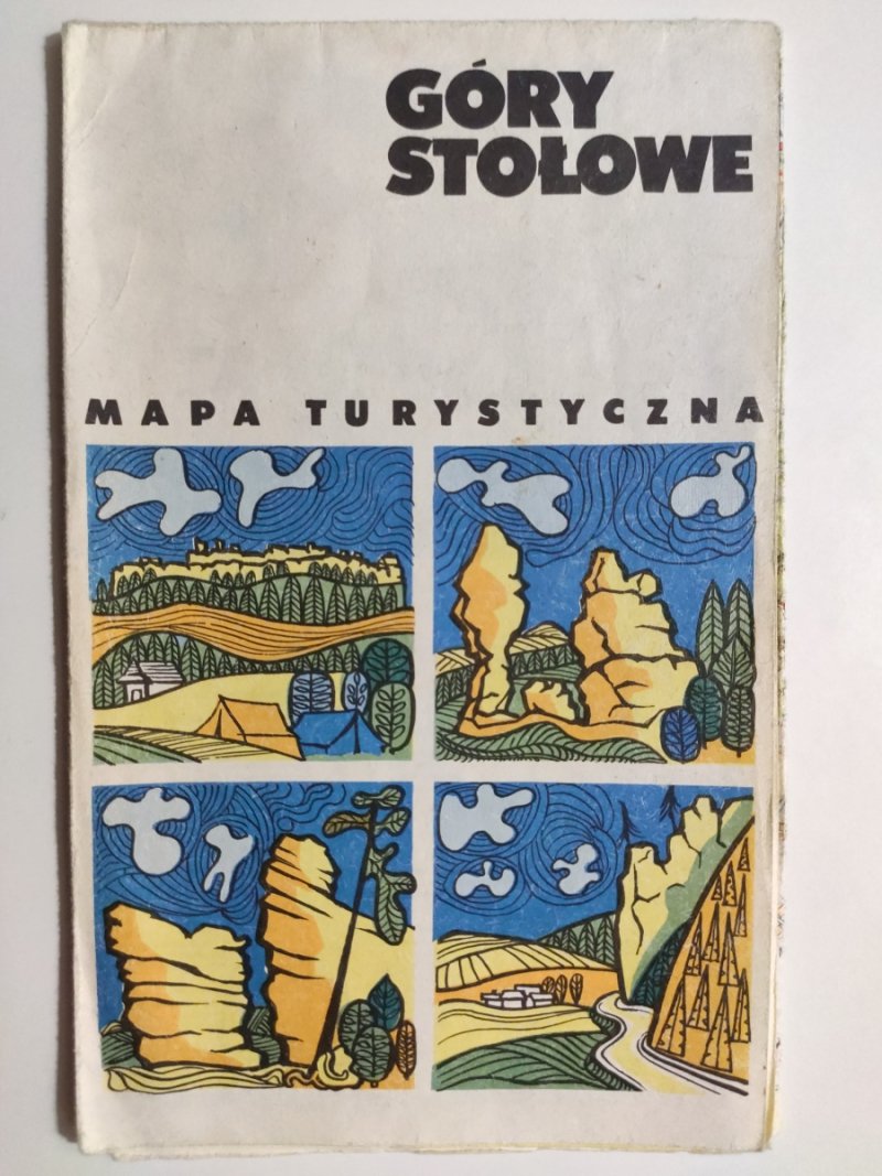 GÓRY STOŁOWE MAPA TURYSTYCZNA