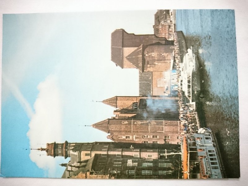 GDAŃSK. NAD MOTŁAWĄ. ŻURAW FOT. M. RACZKOWSKI