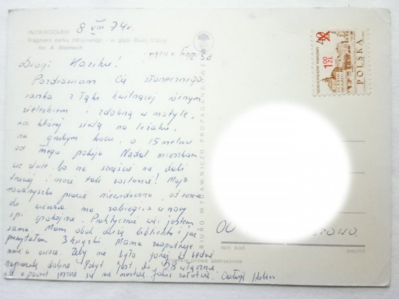 INOWROCŁAW. FRAGMENT PARKU ZDROJOWEGO FOT. STELMACH