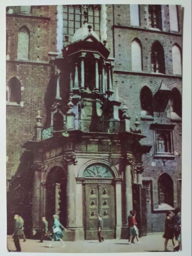 KRAKÓW. BAROKOWY PORTAL KOŚCIOŁA MARIACKIEGO