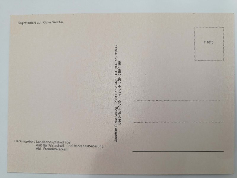 REGATTASTART ZUR KIELER WOCHE
