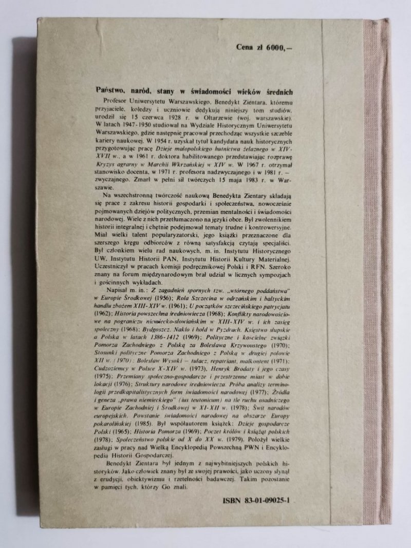 PAŃSTWO, NARÓD, STANY ŚWIADOMOŚCI 