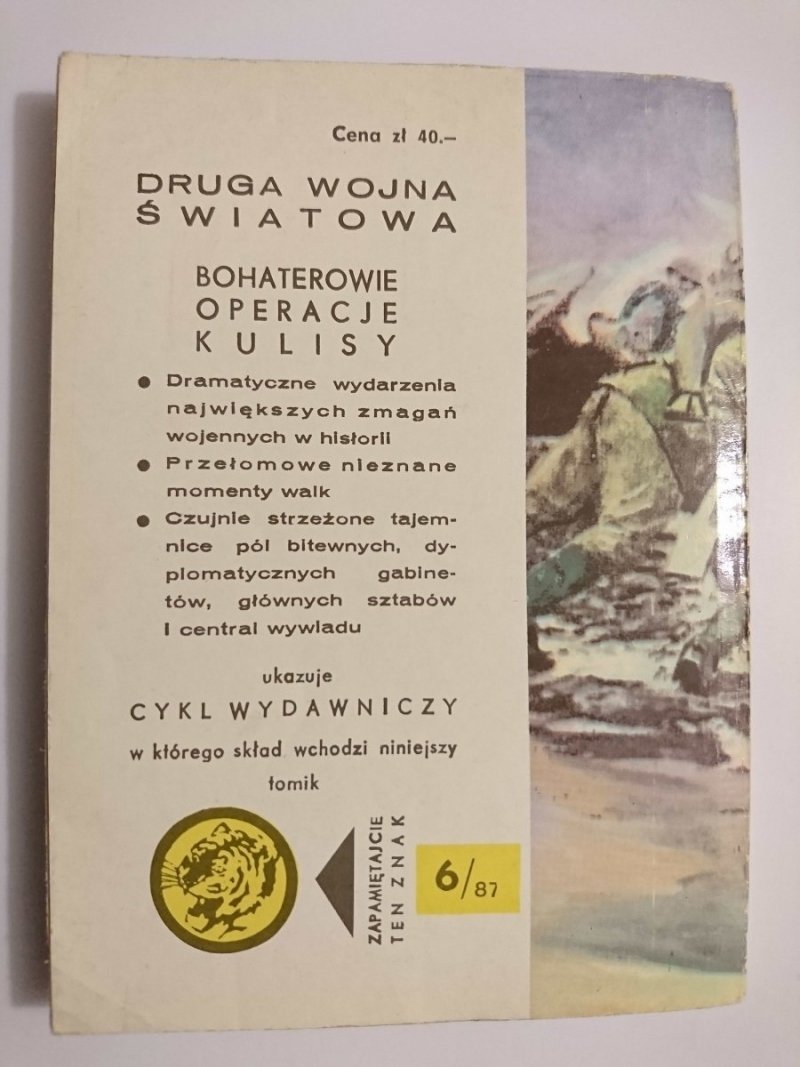 ŻÓŁTY TYGRYS: PRZYCZÓŁEK WIELKIEJ SZANSY - Tadeusz Konecki 1987