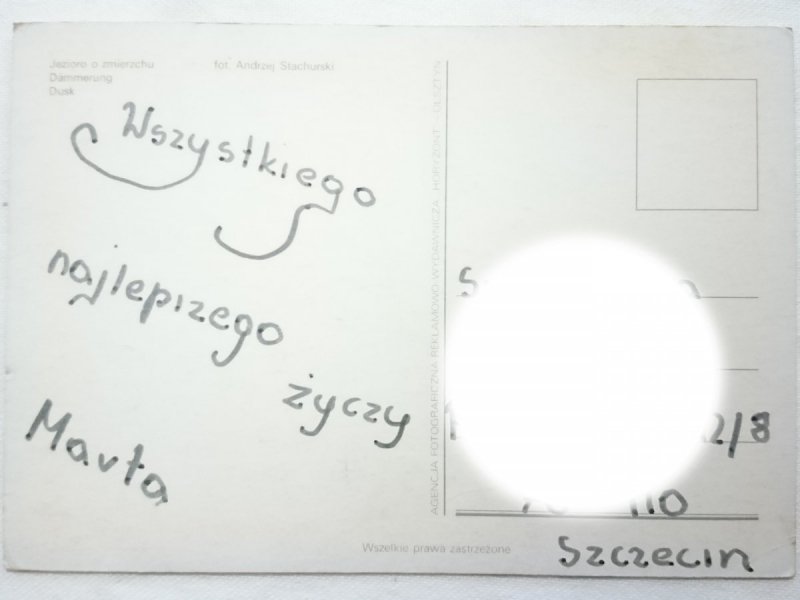 JEZIORO O ZMIERZCHU FOT. ANDRZEJ STACHURSKI