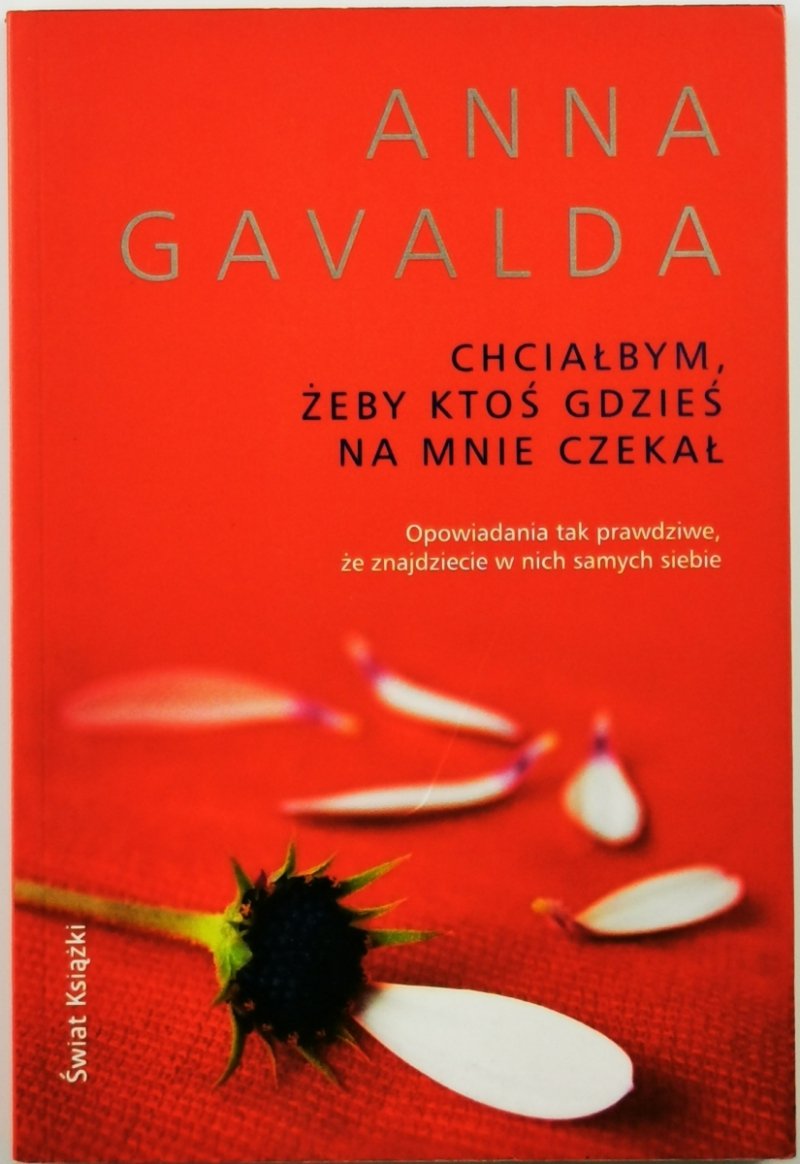 CHCIAŁBYM, ŻEBY KTOŚ GDZIEŚ NA MNIE CZEKAŁ - Anna Gavalda