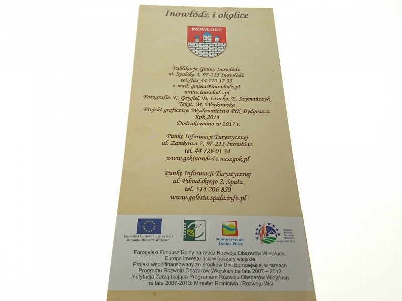 INOWŁÓDŹ I OKOLICE. INFORMATOR