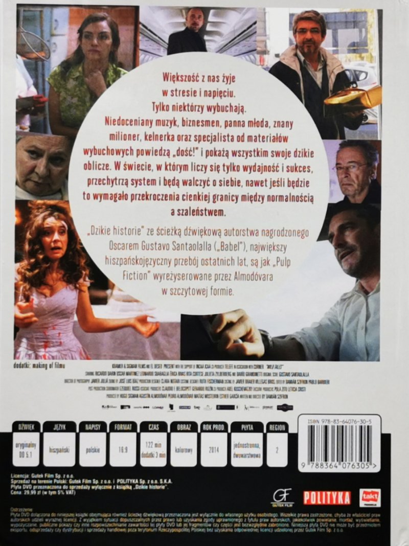 DVD. DZIKIE HISTORIE. Pedro Almodóvar 