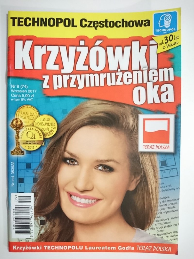KRZYŻÓWKI Z PRZYMRUŻENIEM OKA 9-2017