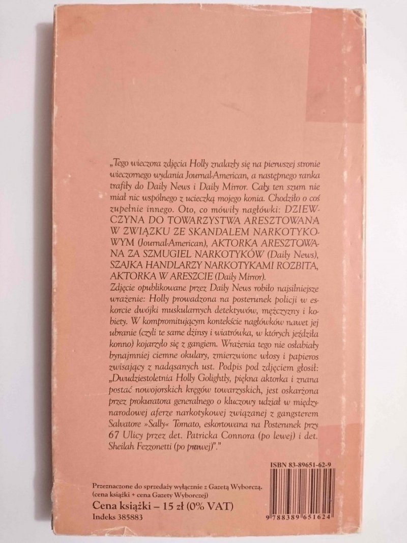 ŚNIADANIE U TIFFANY'EGO - Truman Capote 1958