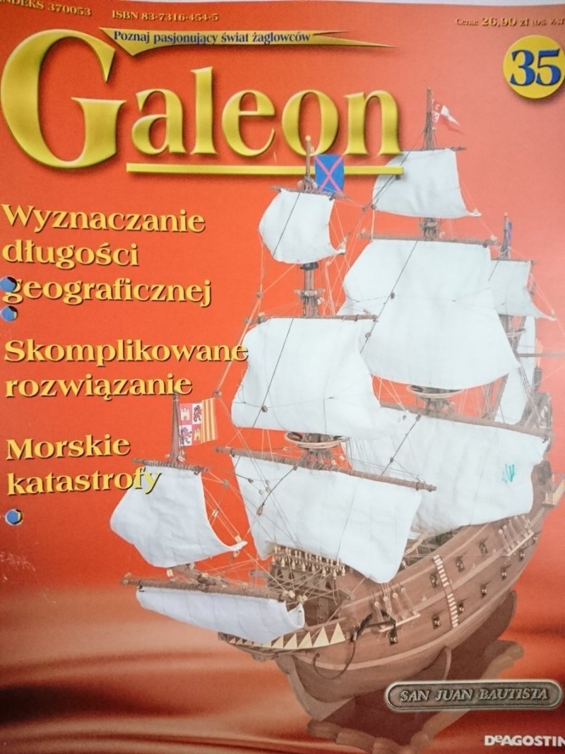 GALEON 35 WYZNACZANIE DŁUGOŚCI GEOGRAFICZNEJ 2003