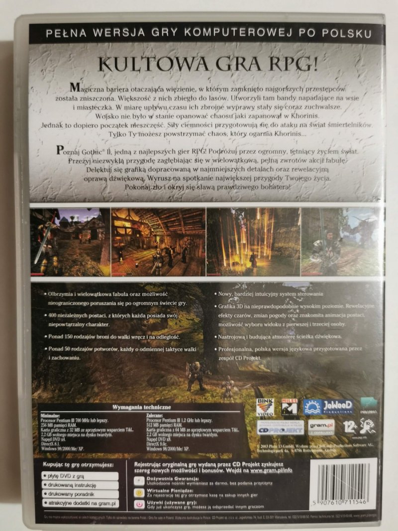 PC DVD-ROM GOTHIC II