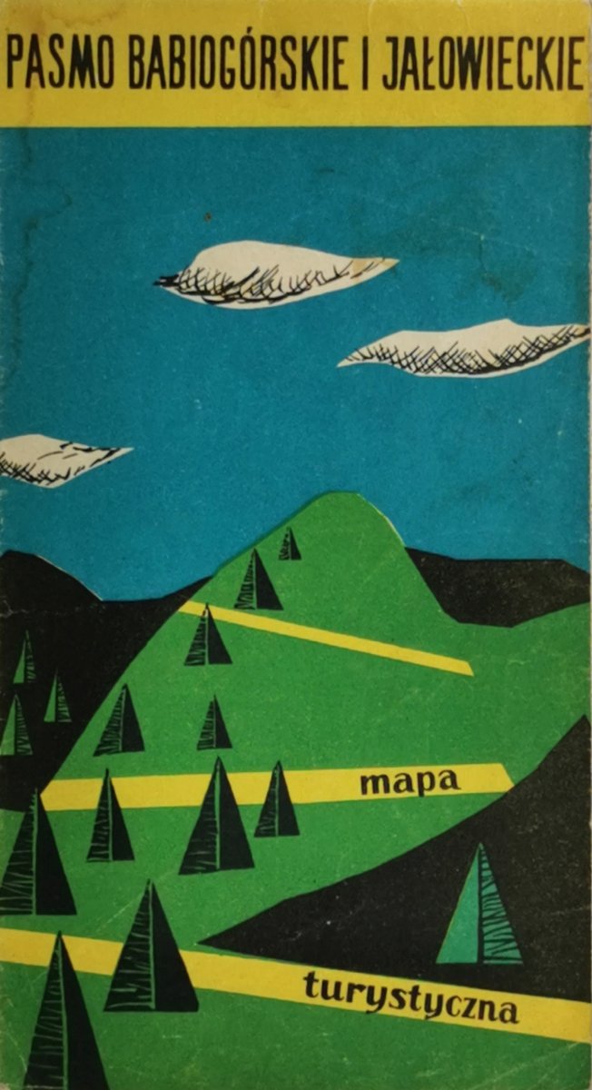 PASMO BABIOGÓRSKIE I JAŁOWIECKIE MAPA 1969