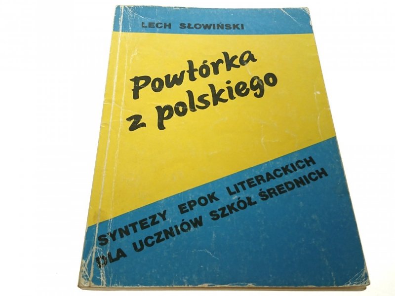 POWTÓRKA Z POLSKIEGO - Lech Słowiński 1991