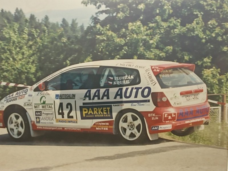 RAJD WRC 2005 ZDJĘCIE NUMER #038 HONDA CIVIC
