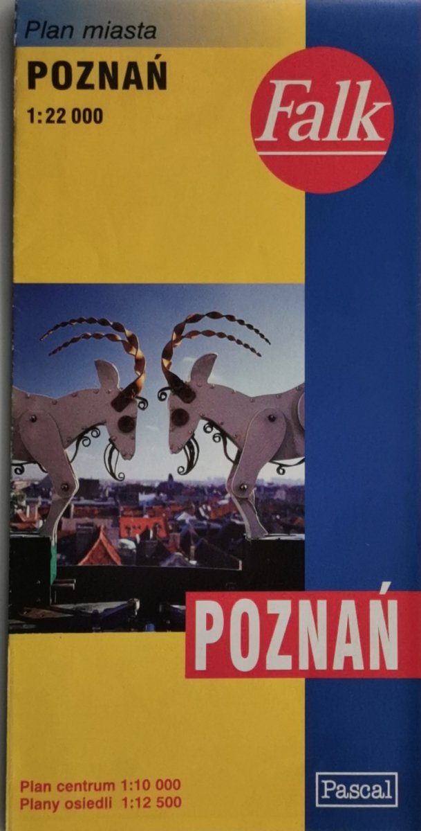 POZNAŃ PLAN MIASTA 1:22 000