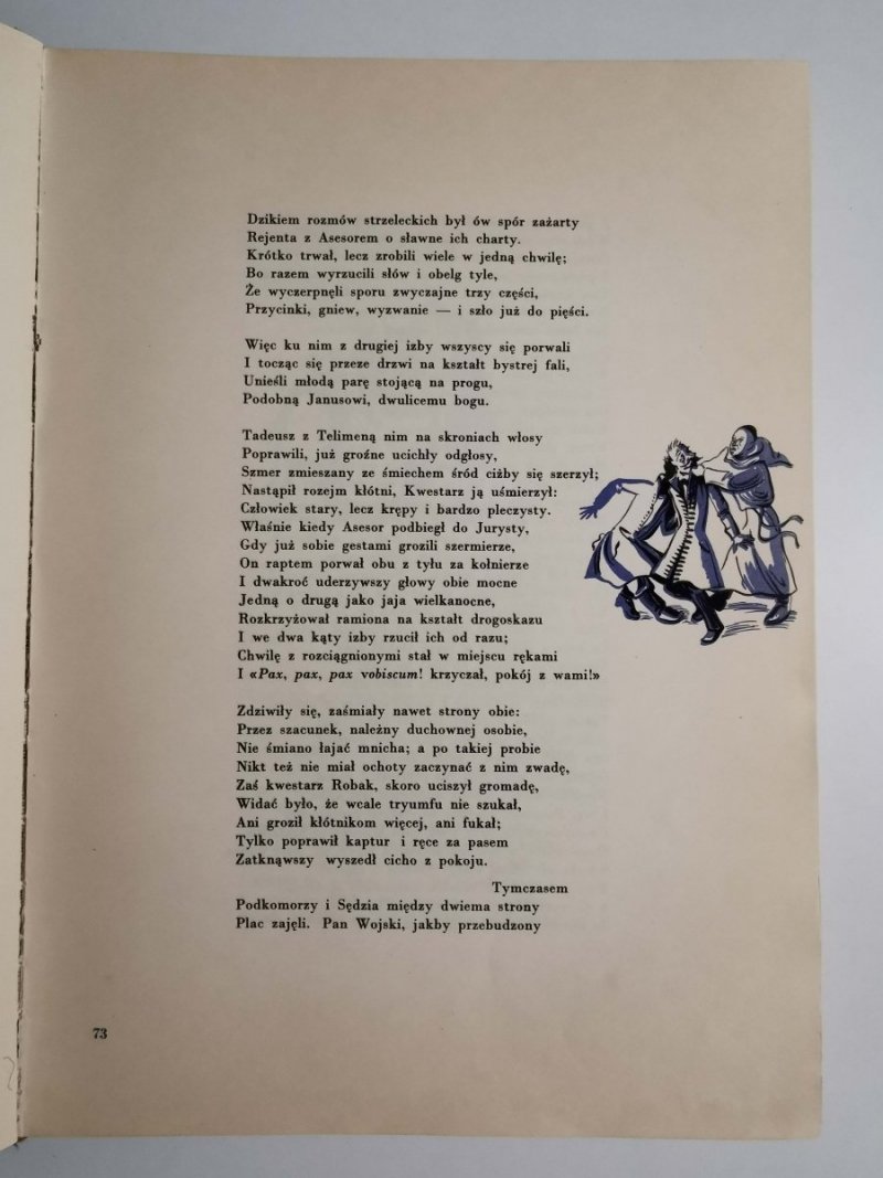 PAN TADEUSZ z ilustracjami - Adam Mickiewicz 1950