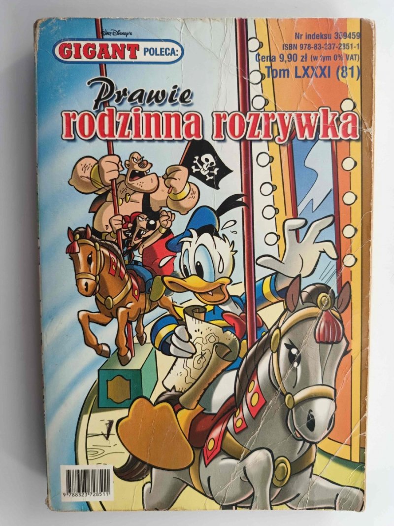 WALT DISNEY. PRAWIE RODZINNA ROZRYWKA. TOM LXXI (81)