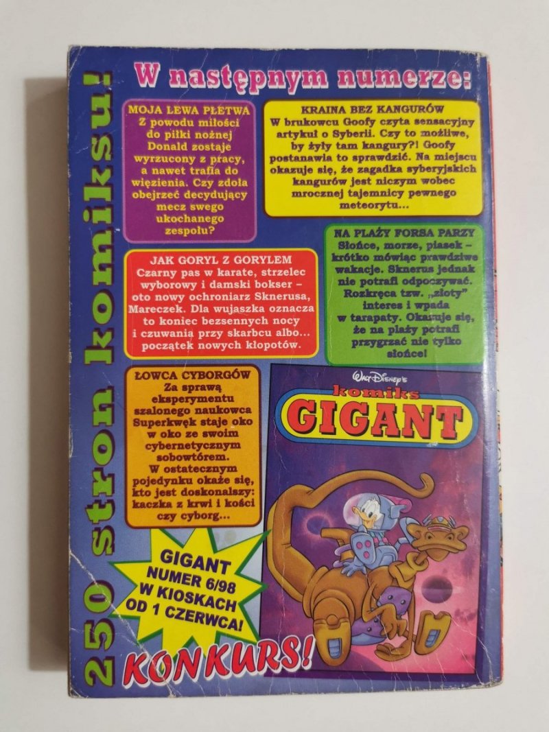 KOMIKS GIGANT NR 5/98 MLEKA I IGRZYSK 1998