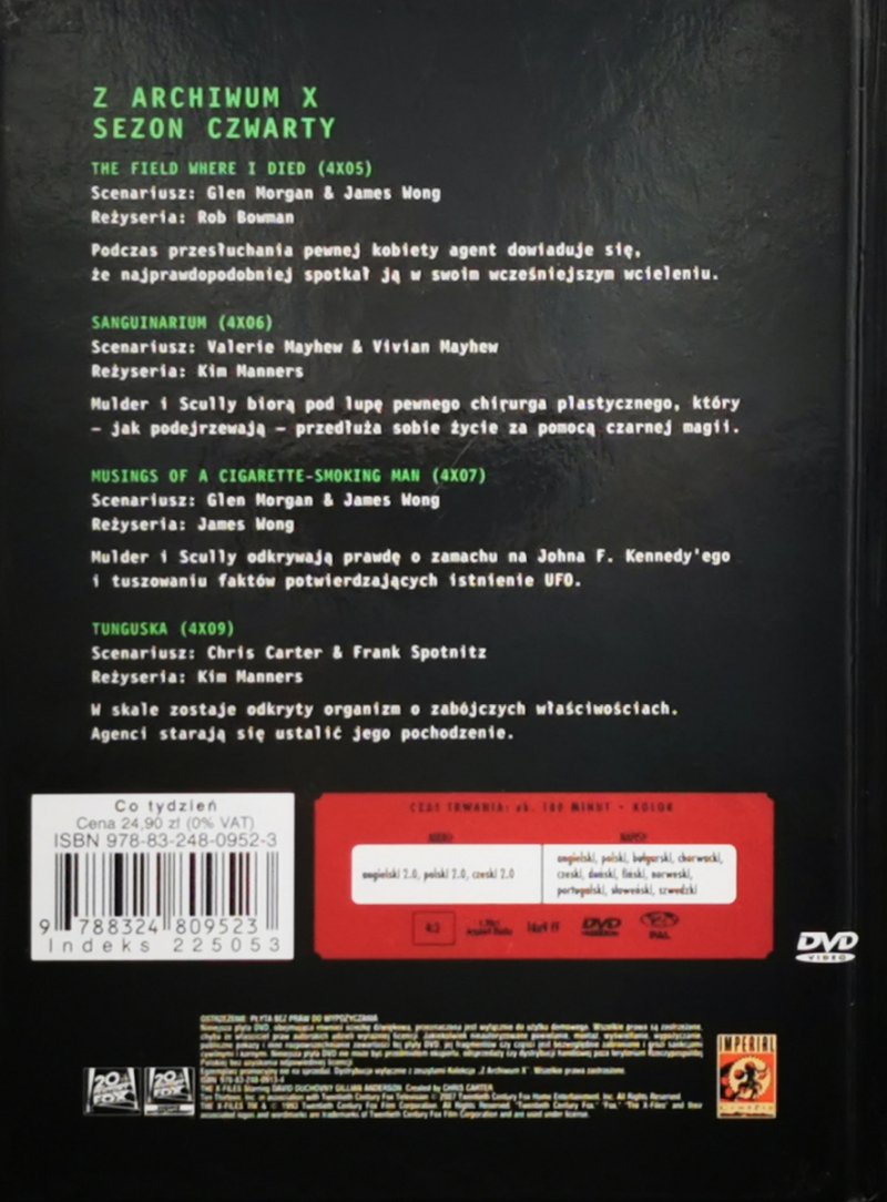 DVD. Z ARCHIWUM X – CZĘŚĆ 21