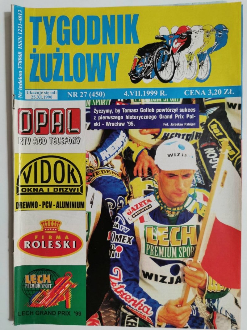 TYGODNIK ŻUŻLOWY NR 27 1999