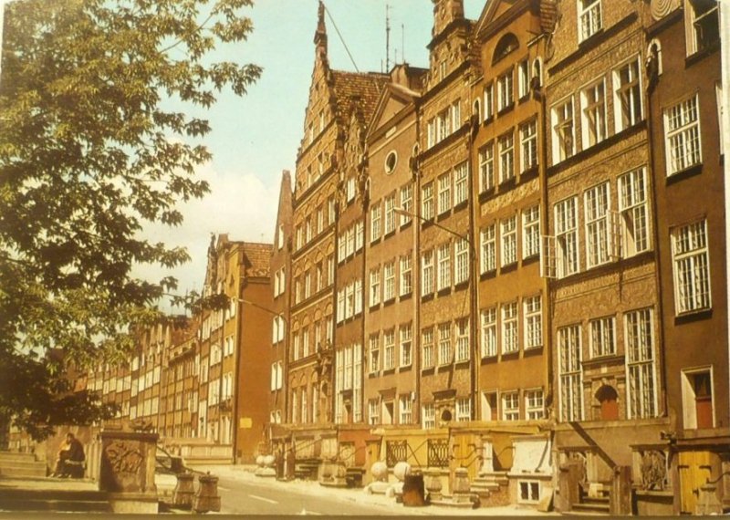 GDAŃSK. ULICA ŚWIĘTEGO DUCHA FOT. SADOWSKI
