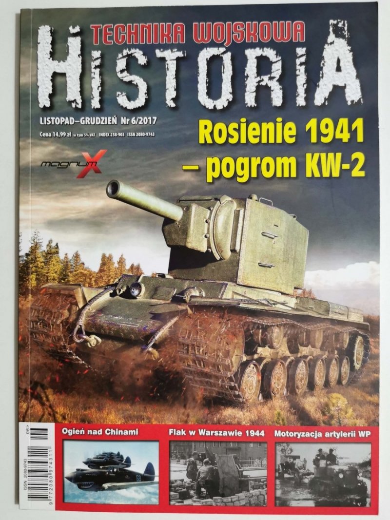 TECHNIKA WOJSKOWA HISTORIA LISTOPAD-GRUDZIEŃ NR 6/2017