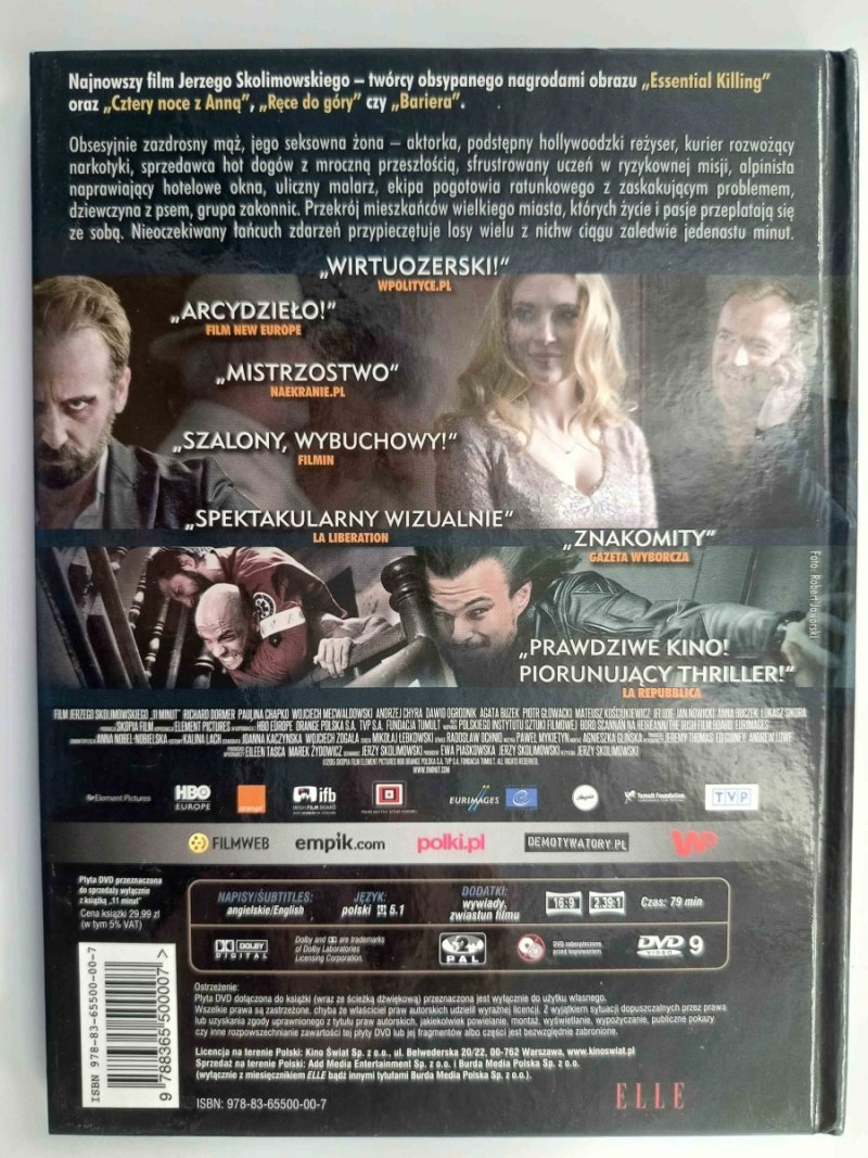 DVD. 11 MINUT - Jerzy Skolimowski